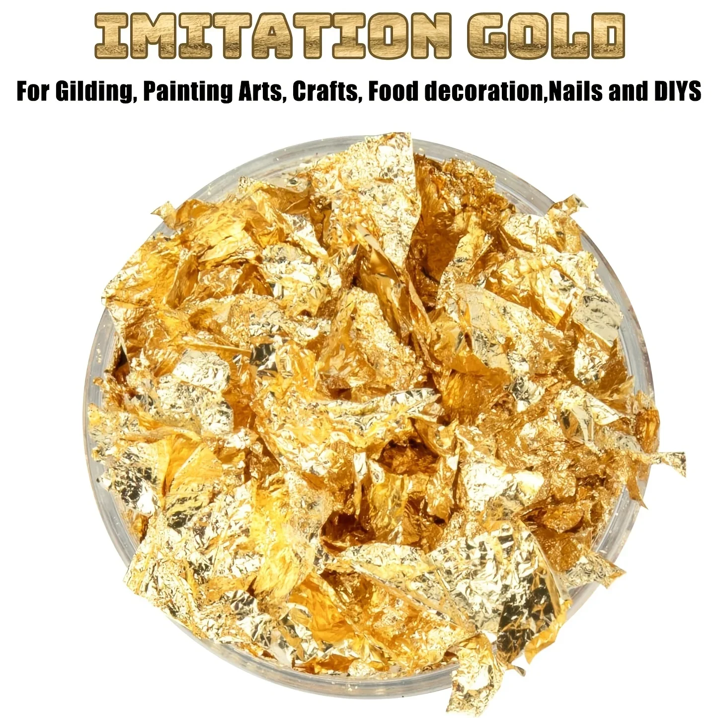 Chef Art&Gourmet Dishes Backparty-Dekoration, goldene Blattblütenblätter – goldene Dekoration für Kuchendekoration, Schokolade – Detail 6