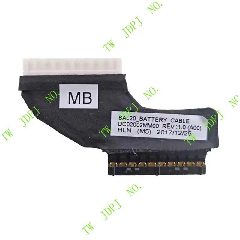 PJSE Battery Flex Cable For Dell Inspiron 15 5565 5567 P66F laptop Battery Cable Connector Line Replace 0G0FWX DC02002MM00