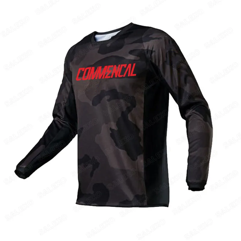 Commencal Motocross Sportwear Clothing Jersey Men Long Sleeves Downhill Jerseys MTB Bike Shirts Offroad DH Motorcycle Jersey