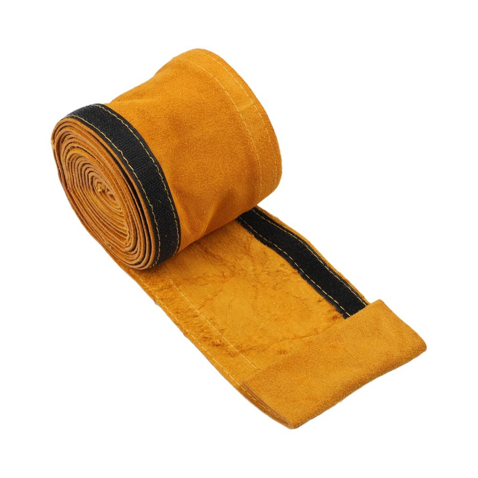Leather For Tig Welding For Torch Cable Cover 11.5ft Stitched Sleeve For Mig For Plasma Hose Protection Industrial Welding