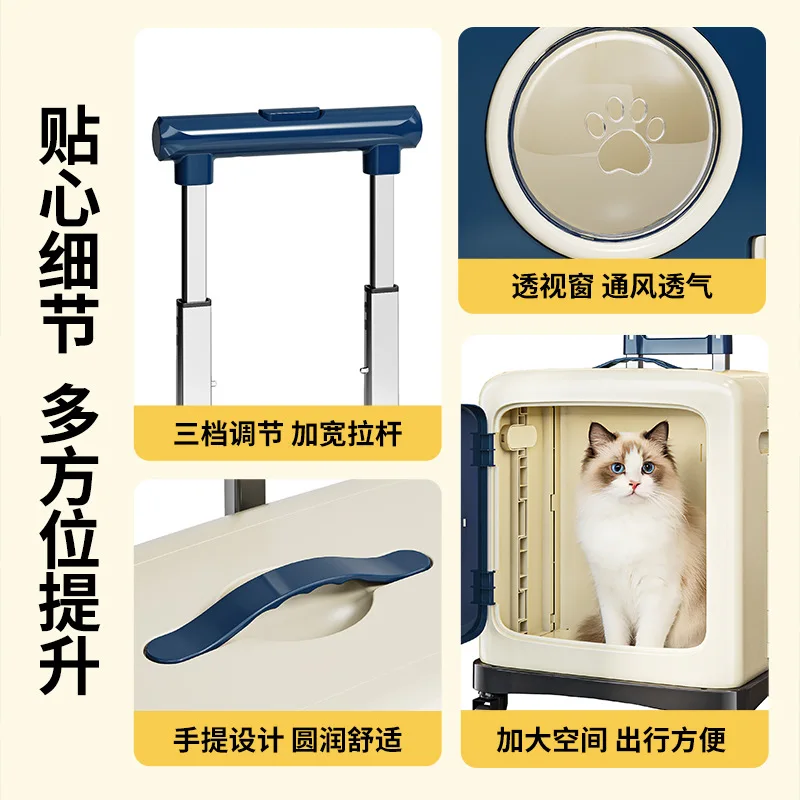 Carrito plegable gran capacidad para perros y gatos – Bolsa multiusos - imagen 3