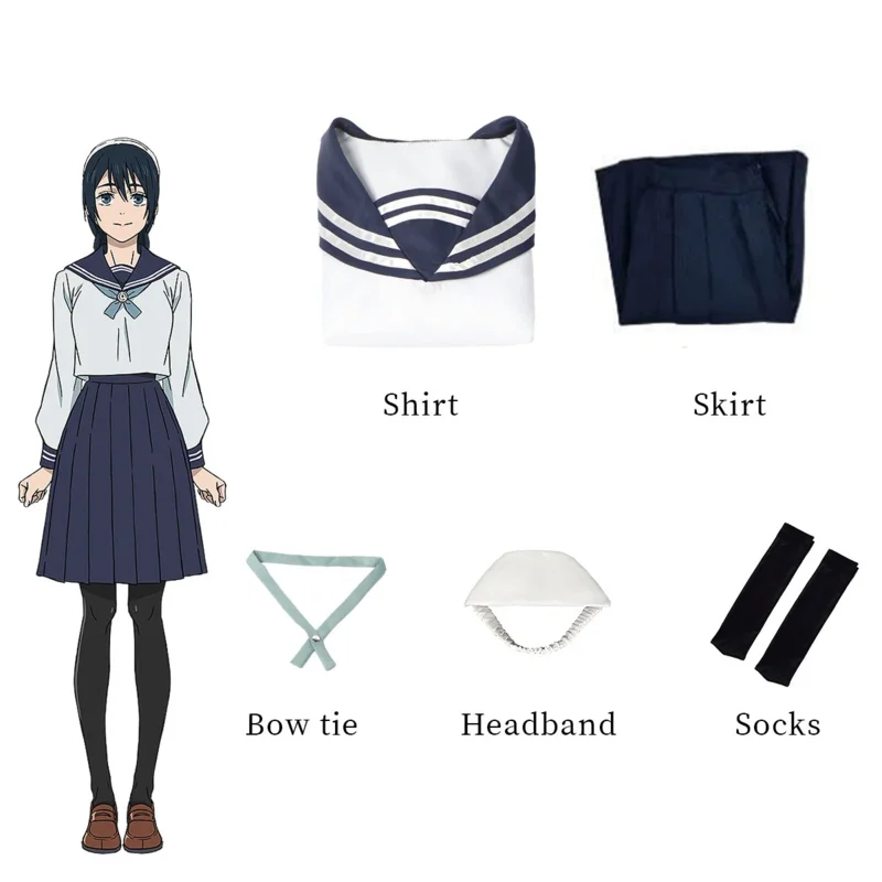

2025 New A Amanai Riko Cosplay Anime Jujutsu Kaisen Riko Amanai Cosplay Costume JK Uniform Skirts Top Wig Halloween Costum h7f8t