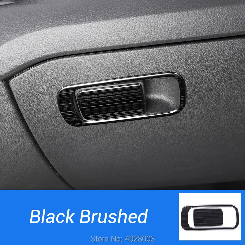 Car Co-pilot Groove Box Handle Trim Stickers Garnish Cover Styling for Volkswagen VW T-cross Tcross 2019 2020 2021 2022