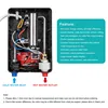 Mini chauffe-eau électrique instantané mural, 220V, écran LCD, thermostat, chauffage à induction, Smart Touch, douche 6