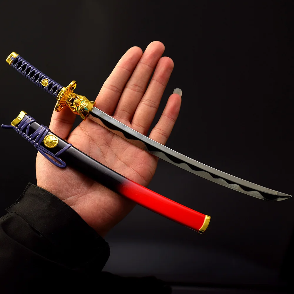 30cm Greatsword Weapon Onimaru Kunitsuna Valorant Game Peripheral Alloy Samurai Sword Model Collection Desktop Ornament Gift Toy