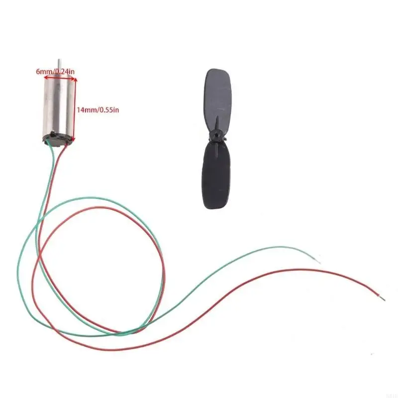 581E 1 SET 3.7V 48000 دورة في الدقيقة محرك CORLELIS