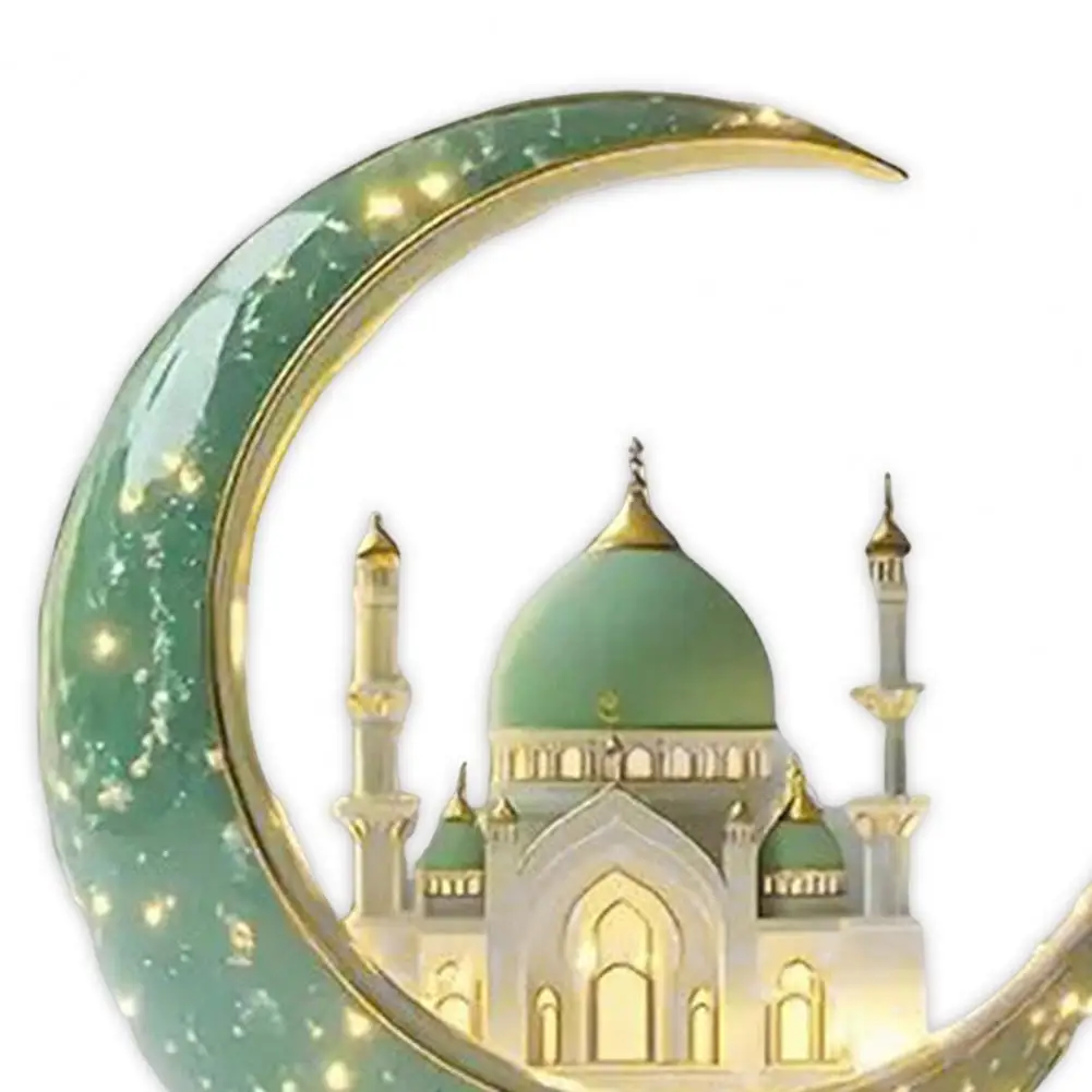الاكريليك القمر القلعة زخرفة 2D شقة الهلال القمر مسجد قصر الجدول تسجيل المنزل مكتب غرفة المعيشة غرفة نوم سطح المكتب الديكور