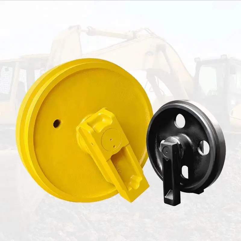 EC55 EC130 EC150 DH55 DH200 DH220 R55 R60 EC460 Undercarriage Parts excavator OEM No. 14520609/14510975 track wheel Front Idler