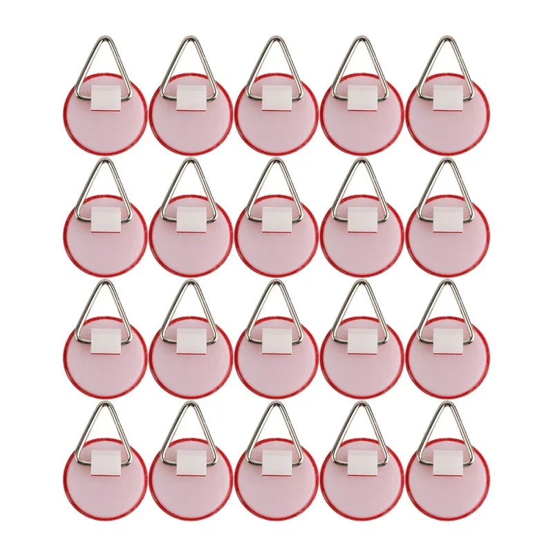 20pcs Invisible Wall  Display Plate Dish Hangers Holder Racks Invisible Hanging Hook Plates   Accessories