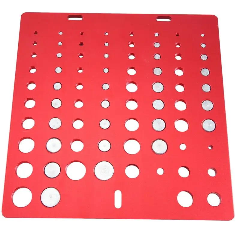 HLZS-Nut And Bolt Thread Checker Bolt Size And Thread Gauge Identifier,Ruler With Inches And Centimeter