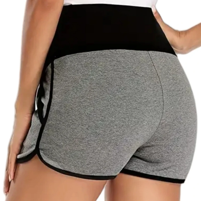 Summer Soft Thin Modal Maternity Short Hot Legging Loose Yoga Sports Belly Shorts Clothes for Pregnant Women Pregnancy