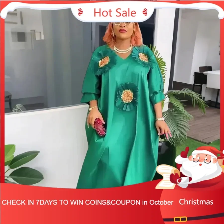 

Customized Autumn/Winter Women's Dress 2024 Fashion V-neck Extra Long Party Dress Retro Loose Sun Dress Beach Street Casual Tank