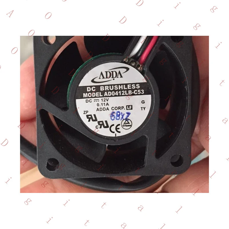 L... 1 PCS New  for ADDA AD0412LB-C53 DC12V 0.11A 3 pin cooling fan#QW