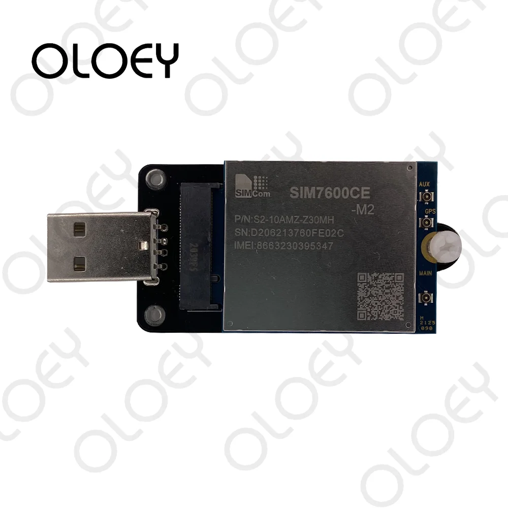 

SIMCOM SIM7600CE-M2 IoT 4G модуль Cat4 модуль + M.2 для Mini PCIE адаптер, сборочная плата с слотом Nano SIM