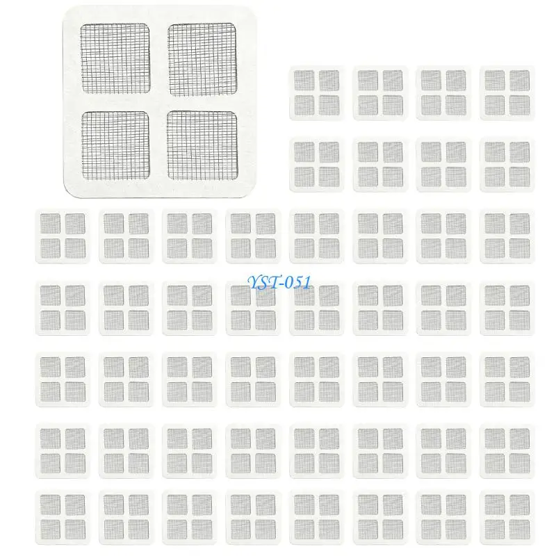 E15A 10/50Pcs Drain Protector Stickers NonWoven Drain Filter Hair Catcher For Shower And Kitchen Sink Hair Clogging Prevent