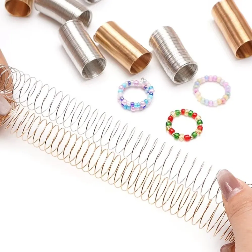 68 Loops/Lot 0.6mm Memory Steel Wire Circle Gold/Rhodium Color Memory Wire Ring Handmade Jewelry Making Jewelry Wire Wrapping