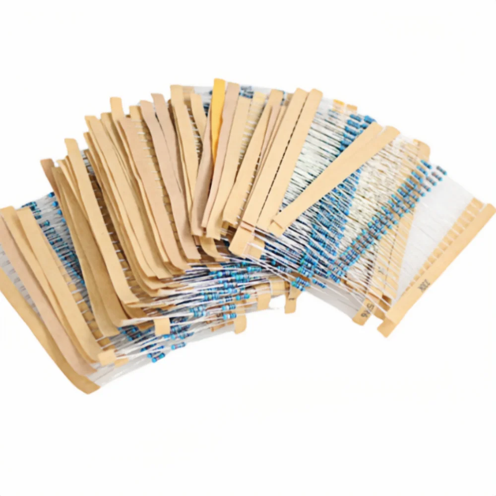 1270PCS 1/2W Gold Film Resistor Pack Accuracy 1% 1R-1M Resistance Commonly Used 127 Specifications With Box