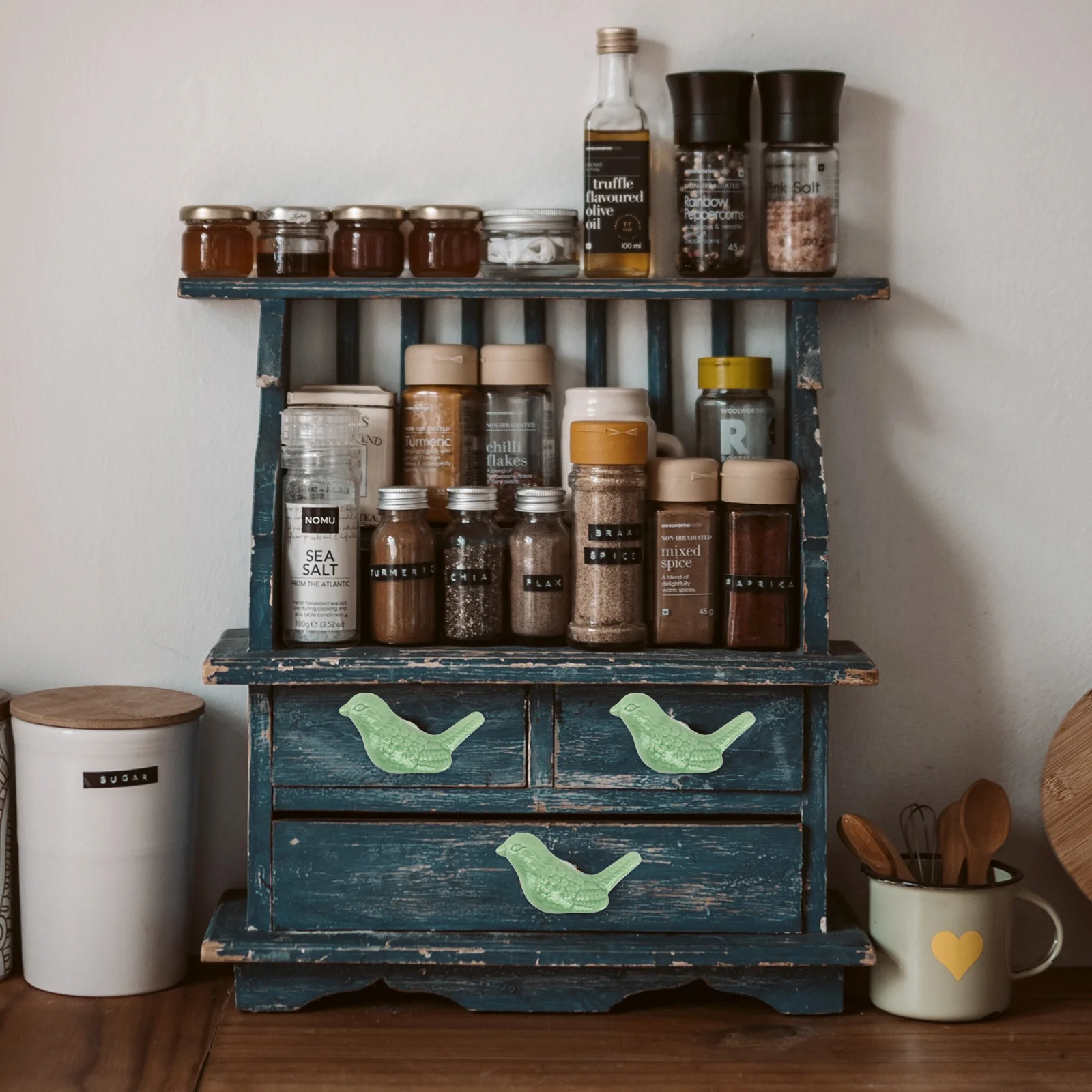 

2Pcs Exquisite Ceramic Handles European Style Adorable Modern Drawer Pulls for Cabinets Wardrobes Silver Olive Green