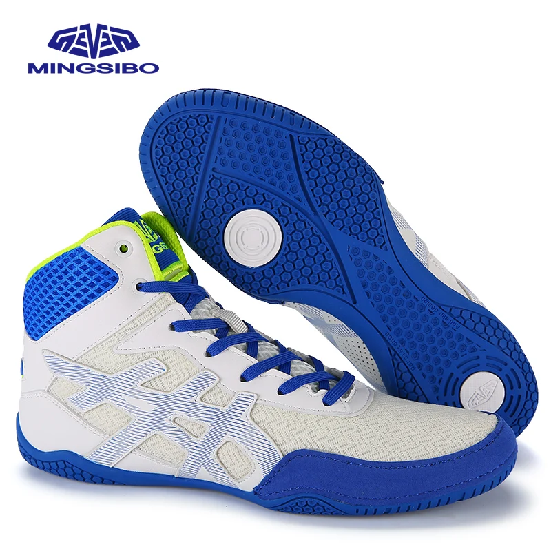 New Boxing Shoes Breathable Mesh Non-slip Sole Lightweight Training Sneakers for Kickboxing Wrestling Combat Sports Size 36-47