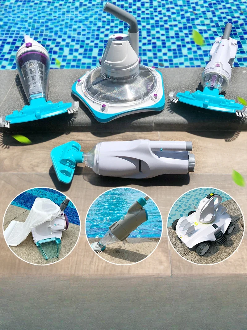 Swimming pool sewage suction machine Automatic small bath Fish pool Underwater vacuum cleaner Pool bottom cleaning