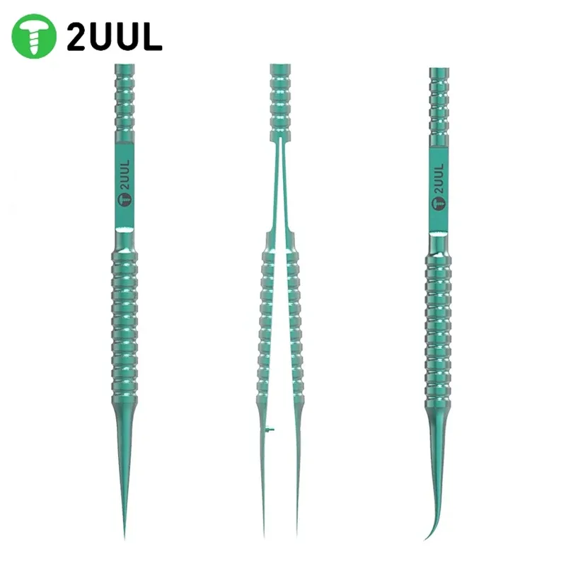 2UUL Titanium Alloy Precision Tweezers for Mobile Phones Motherboard Repair TW01 TW11 TW21 TW22 Ti01 Ti02 Ti11 Ti12 Ti21 Ti22