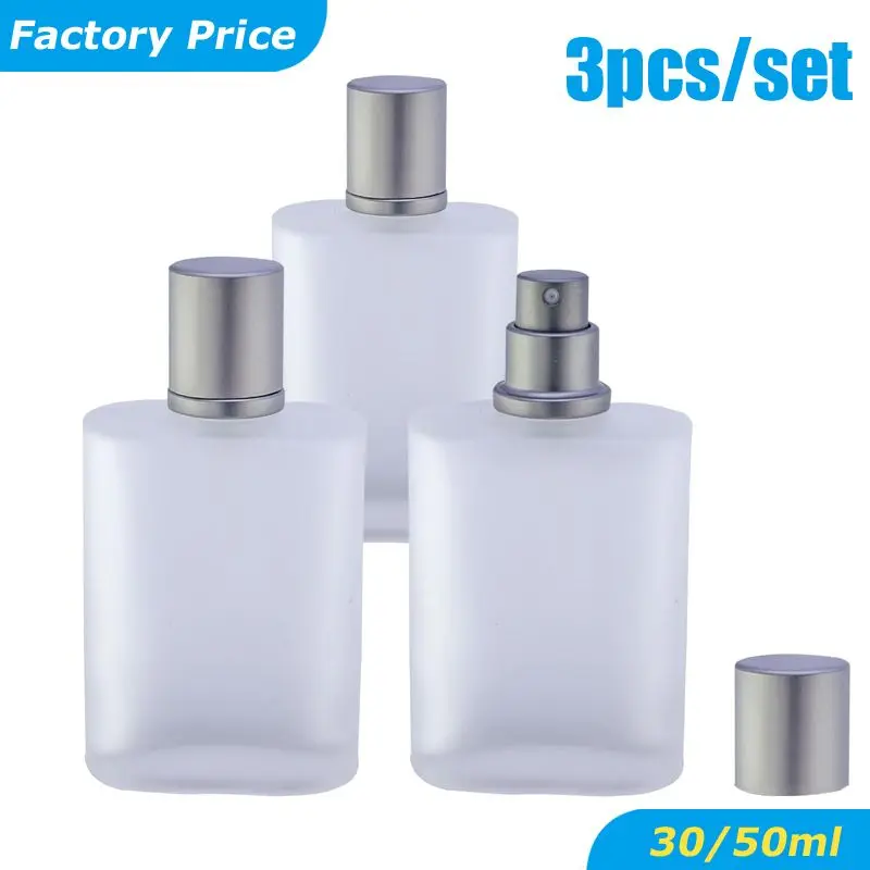 حاوية بخاخ عطر بلوري بسيطة ، مناسبة للفرعية ، زجاجة فارغة بديلة محمولة ، عينة ، قابلة لإعادة الملء ، 50 زجاجة معبأة في زجاجات