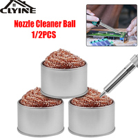 Cleaning Ball Desoldering Soldering Iron Mesh Filter Cleaning Nozzle Tip Copper Wire Cleaner Ball All For Soldering Clean Ball