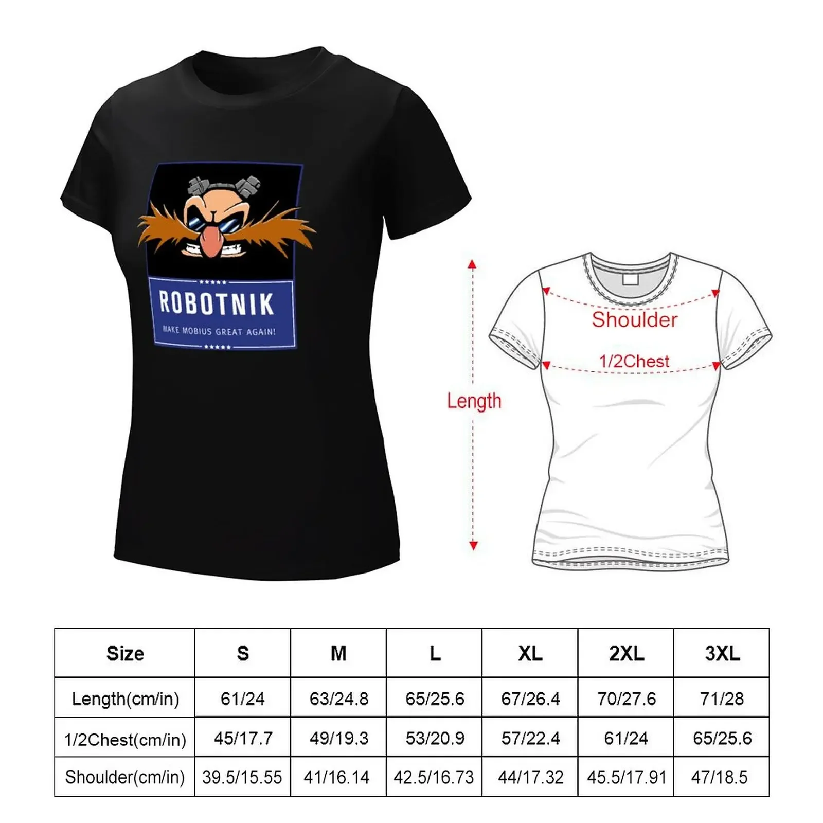 Robotnik 2016 T-Shirt kawaii clothes graphics oversized white t-shirts for Women