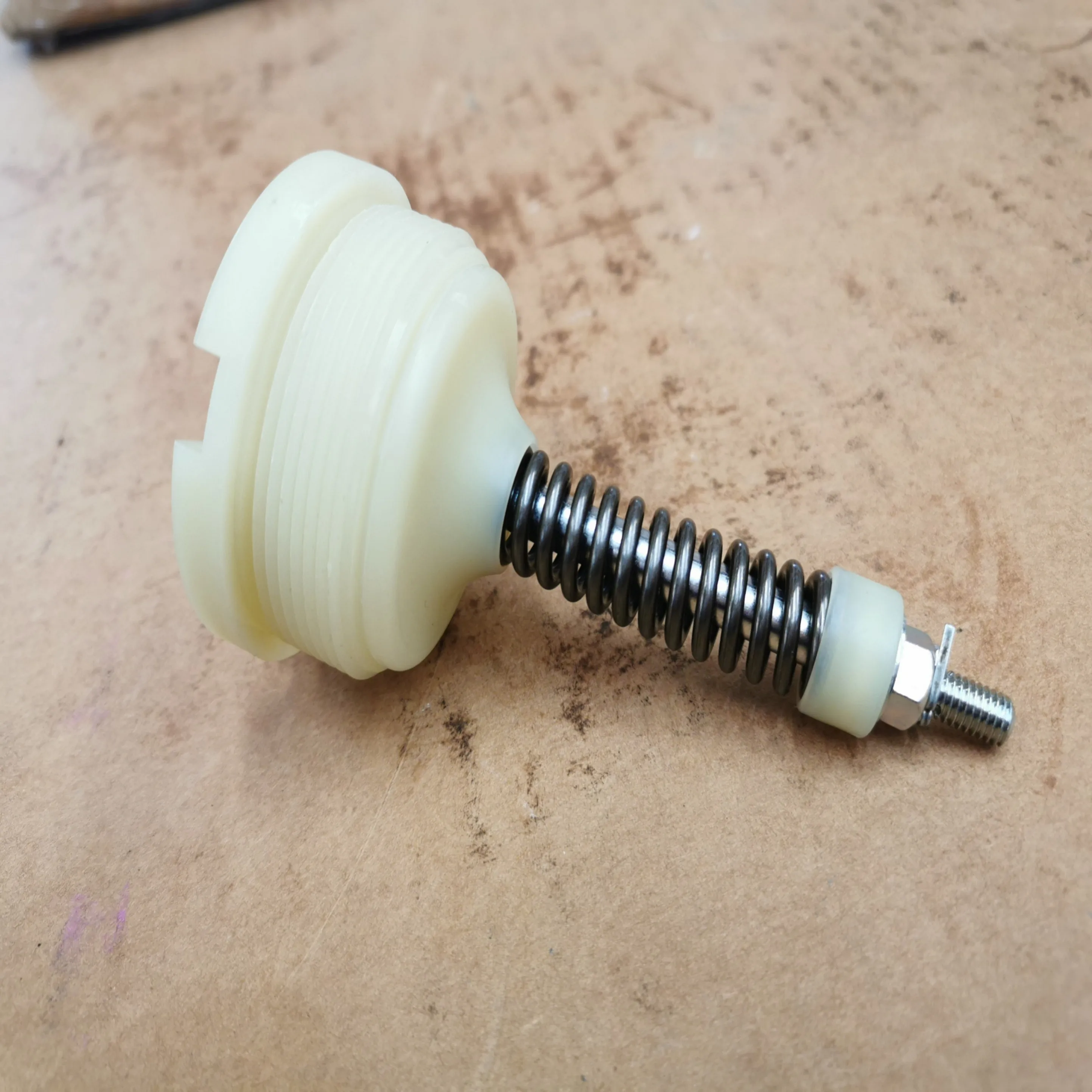 Genuine Minetech Japan HD405-7 Valve Assy, Tension-Adjustable Compression Tuning, Bearing-Ready Sleeve Guard, P/N 566-60-41300