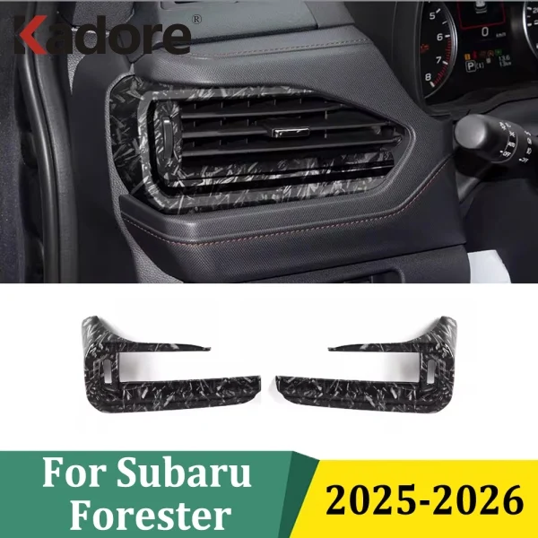 

For Subaru Forester 2025 2026 Side Air Condition Vent Outlet Cover Trim Interior Car Sticker Styling Accessories