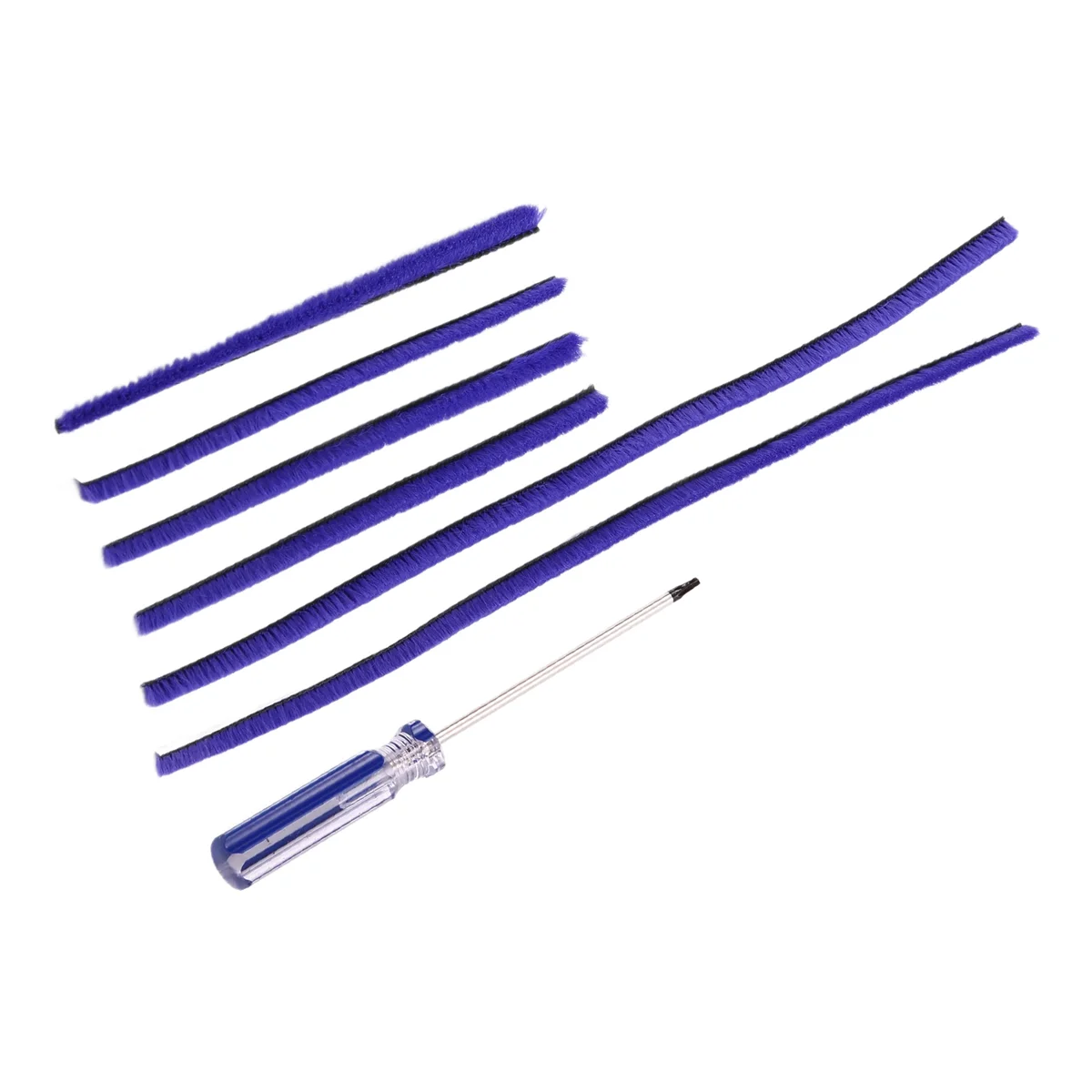 popular 7Pcs Soft Plush Strips for Dyson V6 V7 V8 V10 V11 Vacuum Cleaner Soft Roller Head with Screwdriver Replacement Part