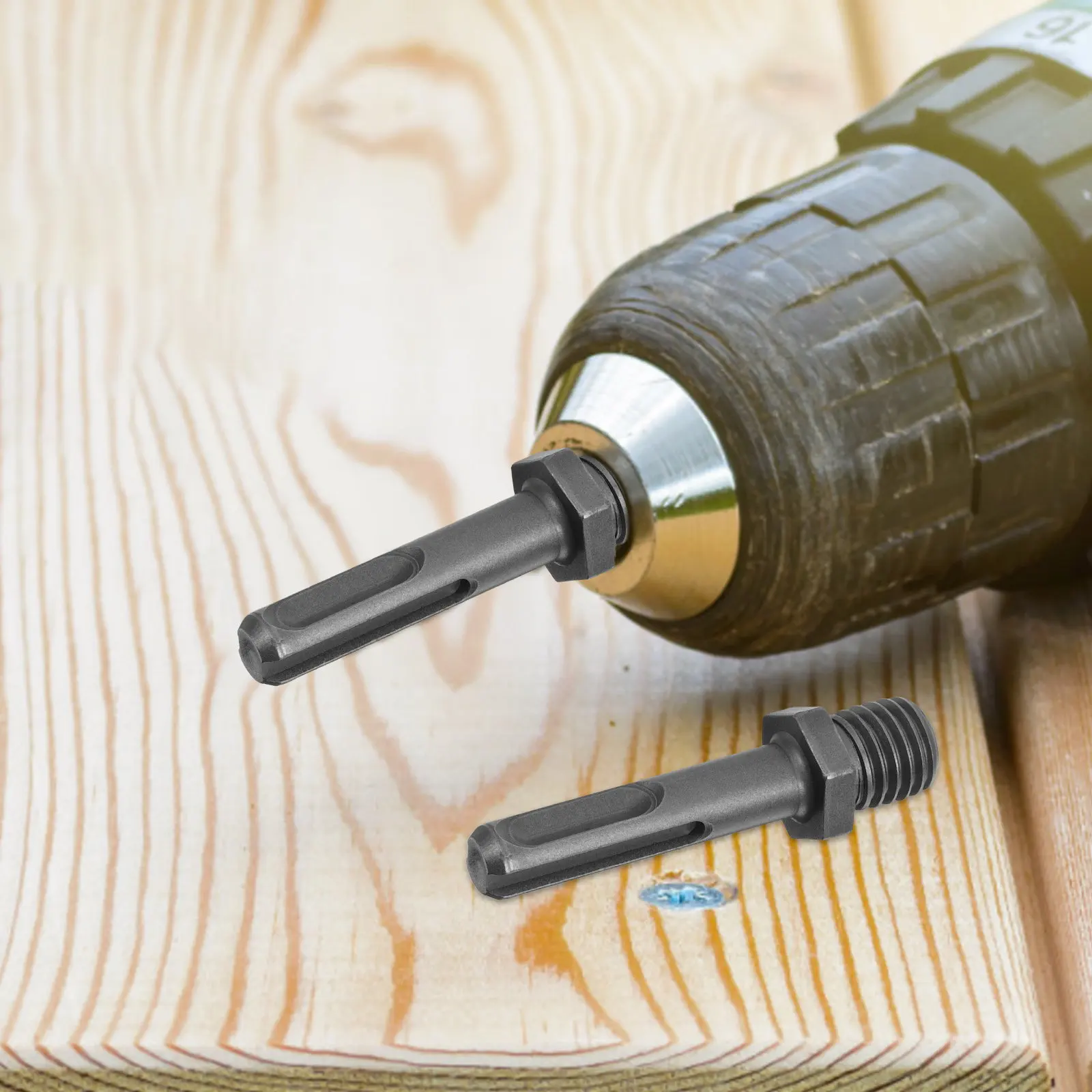Sturdy Ground Rod Driver Tool for Rotary Tools High-Speed Steel Drill Bit Conversion System Wood Metal Drilling