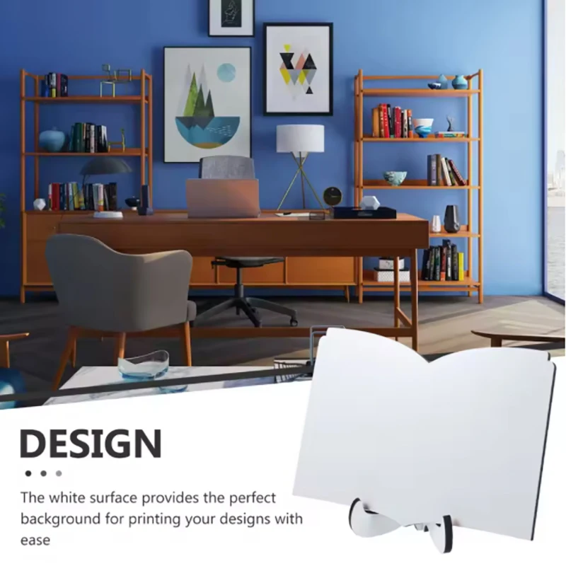 Personalized Custom Photo Frame Blank White Surface Reading Stand Book Display Stand Graduation Gift Office Table Home Decoratio