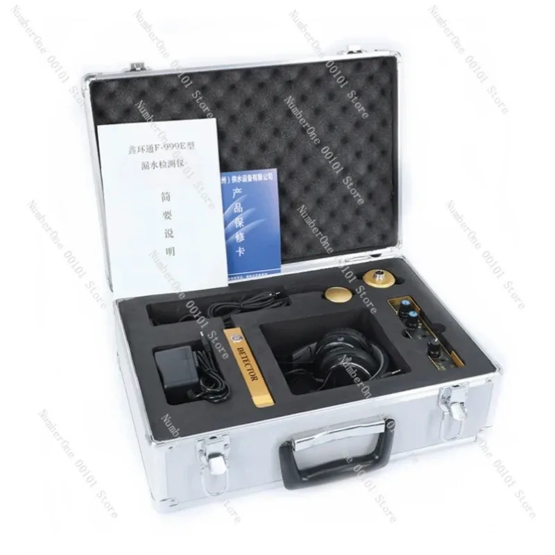 F-999L Water Leak Detector, House Pipe Floor Heating Leakage Detection Instrument, Indoor Water Leak Sensor Tool