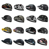 Black Cycling Cap Funny Road Bicycle Hat Cartoon Bike Headwear Men and Women Coffee & Beer Gorra Ciclismo
