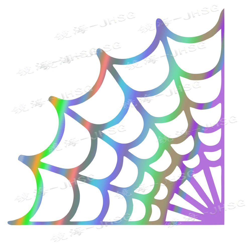 Spider Web Corner - Vinyl Sticker - Car/Truck/Wall/Window/Door/Laptop/Tablet image 5