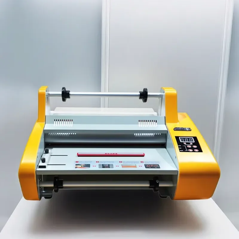 Factory Price A3 Automatic Double Sided Laminator Roll to Roll Hot Laminating Machine for UV Printer Label Printing