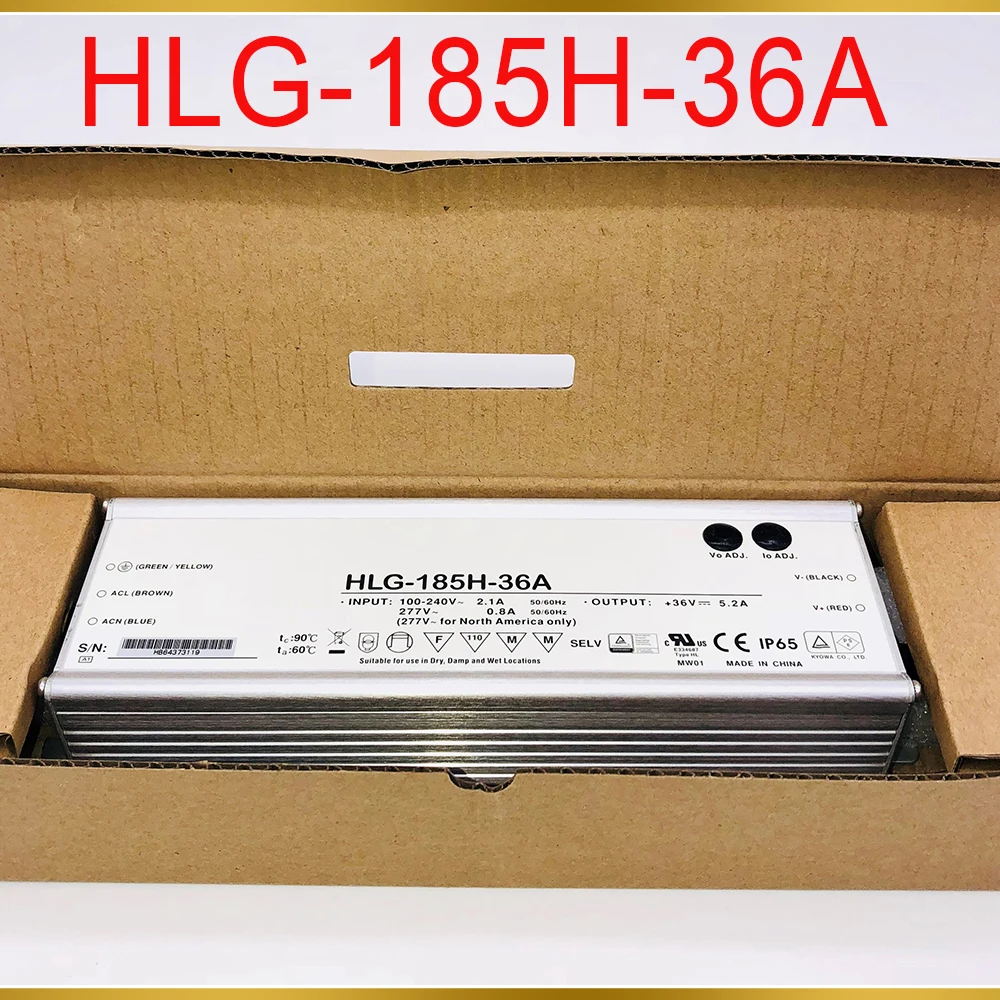 

185W 36V5.2A Waterproof Power Supply LED Street lamp PSY HLG-185H-36A