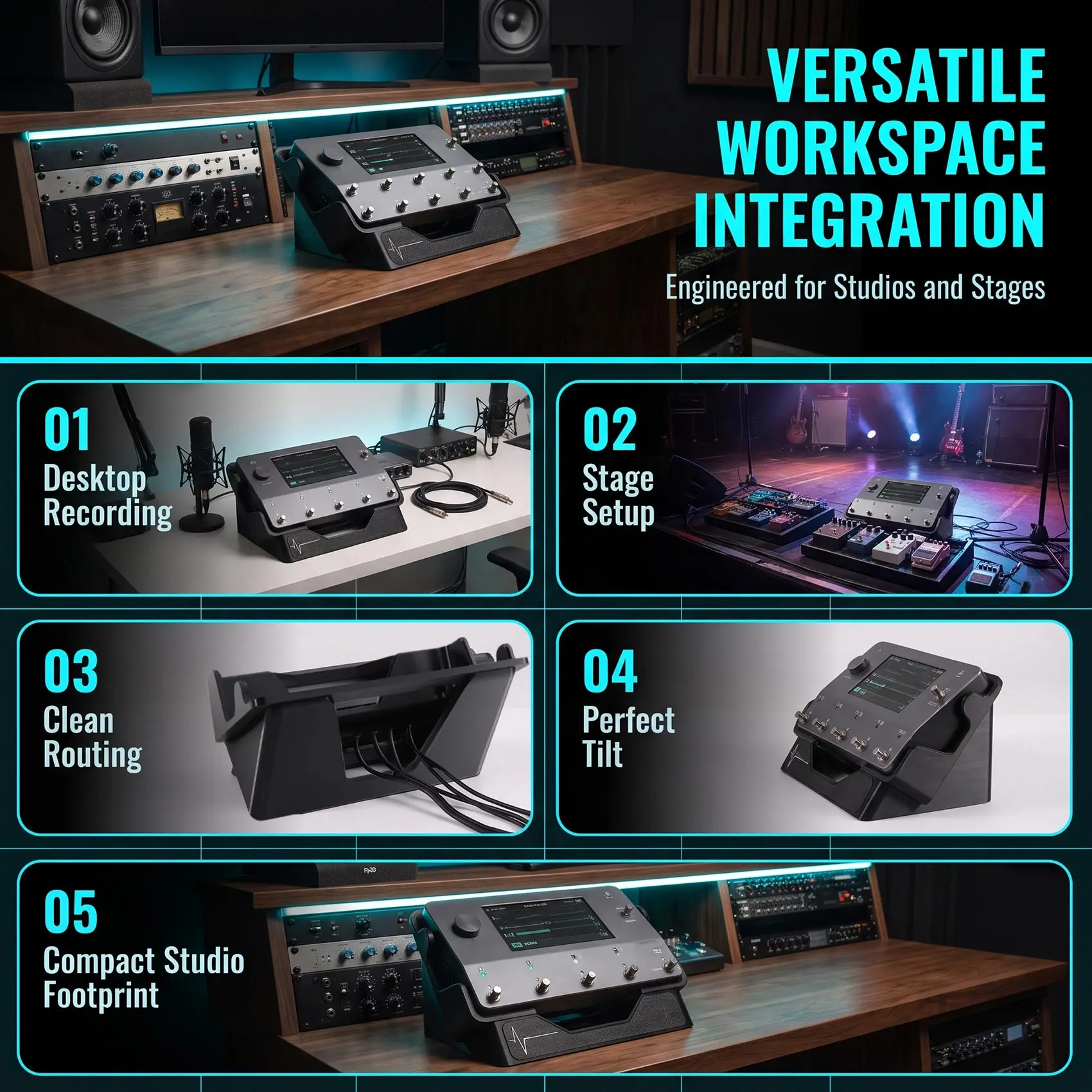 portable-abym-guitar-multi-effects-processor-holder-ergonomic-desktop-tilt-stand-for-neural-dsp-quad-cortex-mini