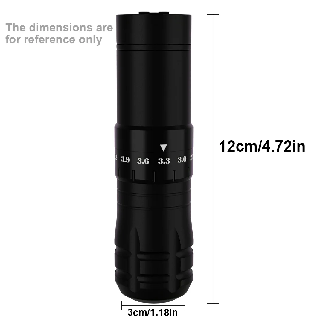 Wireless Rotary Tattoo Pen 1500mAh High Capacity Battery 2.4-4.25mm Adjustable Stroke Lengths for Professional Tattoo Artists