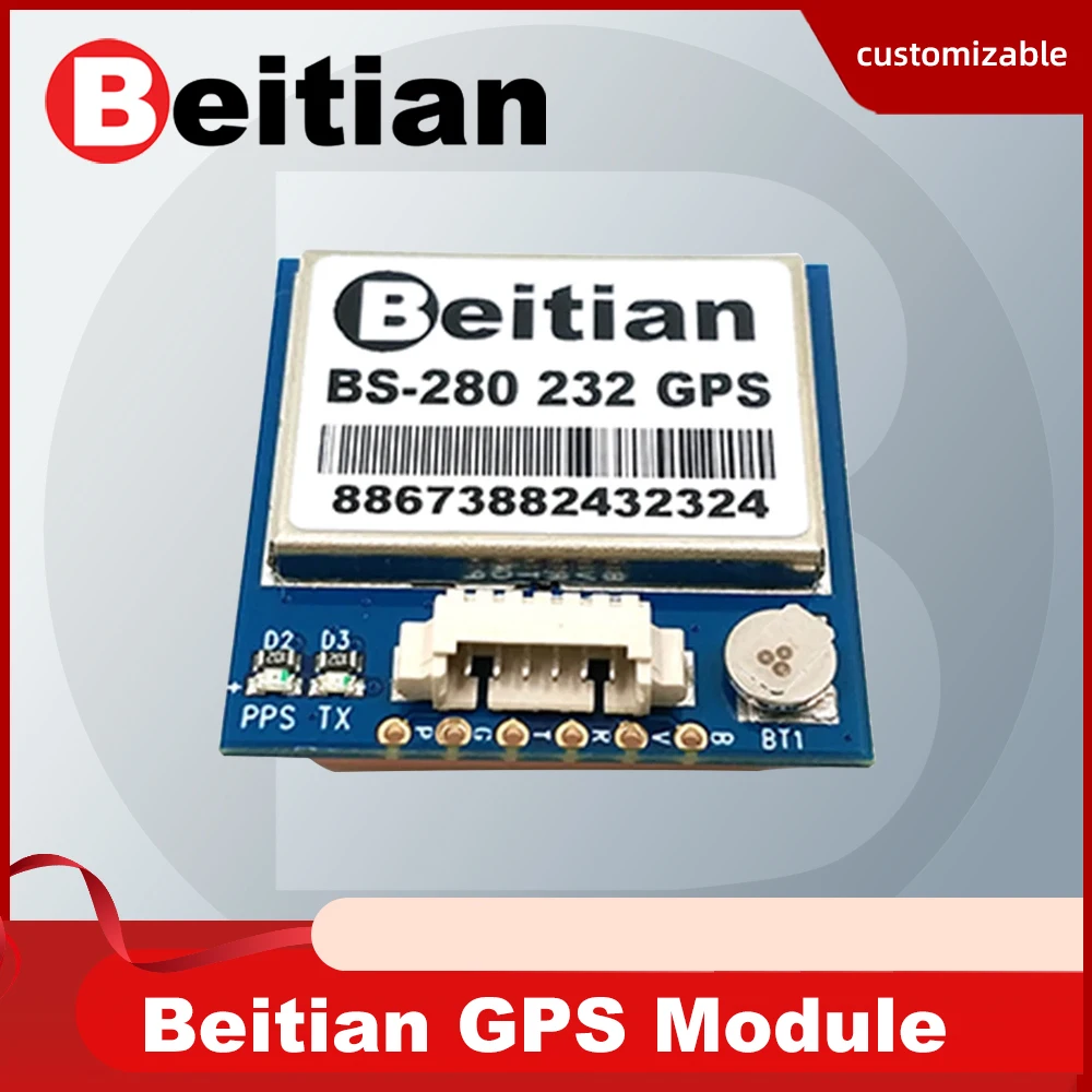 Beitian GPS module RS-232 level 4M FLASH 1PPS BS-280 232 GPS