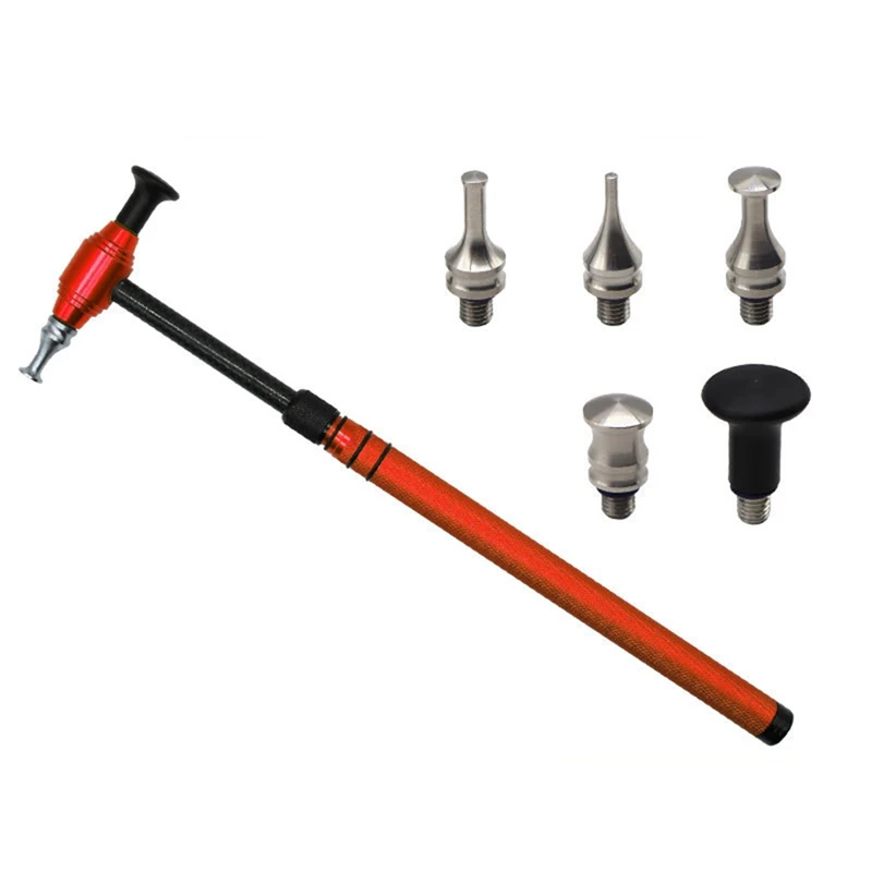 

37-56CM Adjustable Automobile Dent Repair Hammer Plastic Body Sheet Metal Dent Repair Tool 5Pcs Replaceable Head