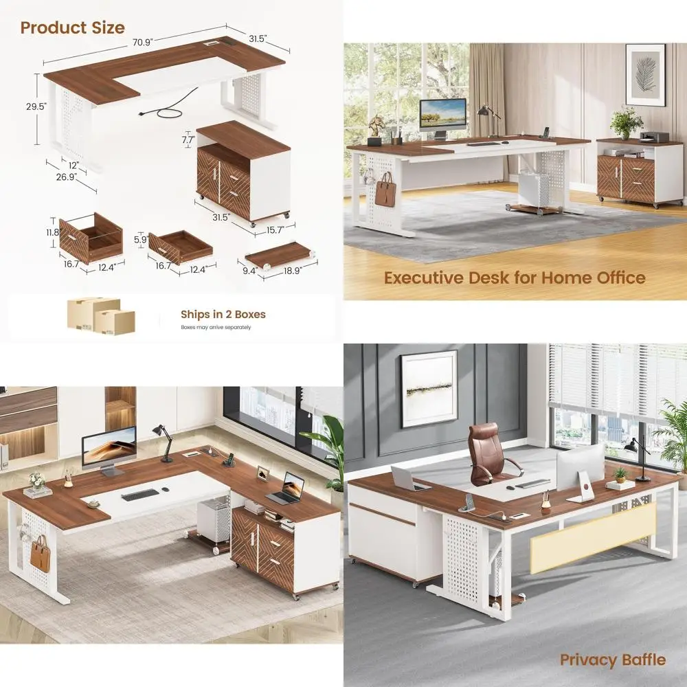 71" Executive Desk …