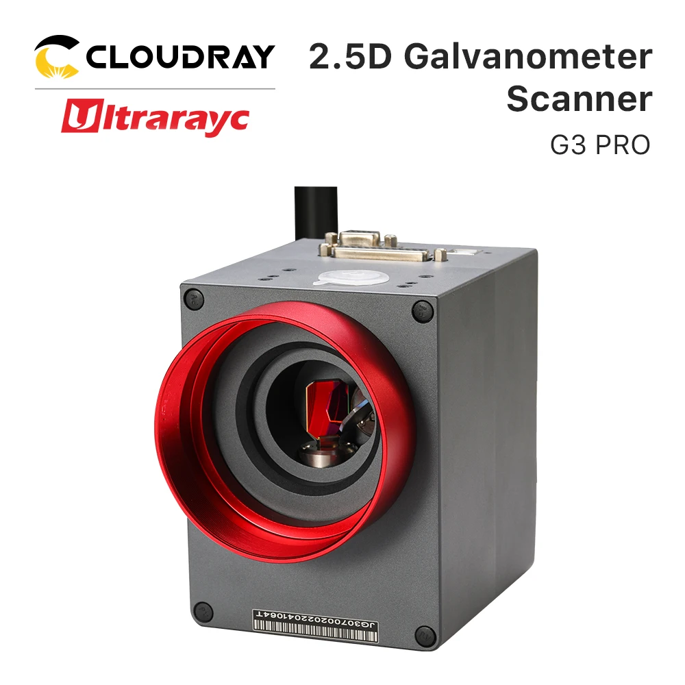 Ultrarayc 2.5D Relief Fiber Laser Galvo Scanner G3 Pro Built-in EZCAD3 Controller and Marking Controller Galvanometer Scanner