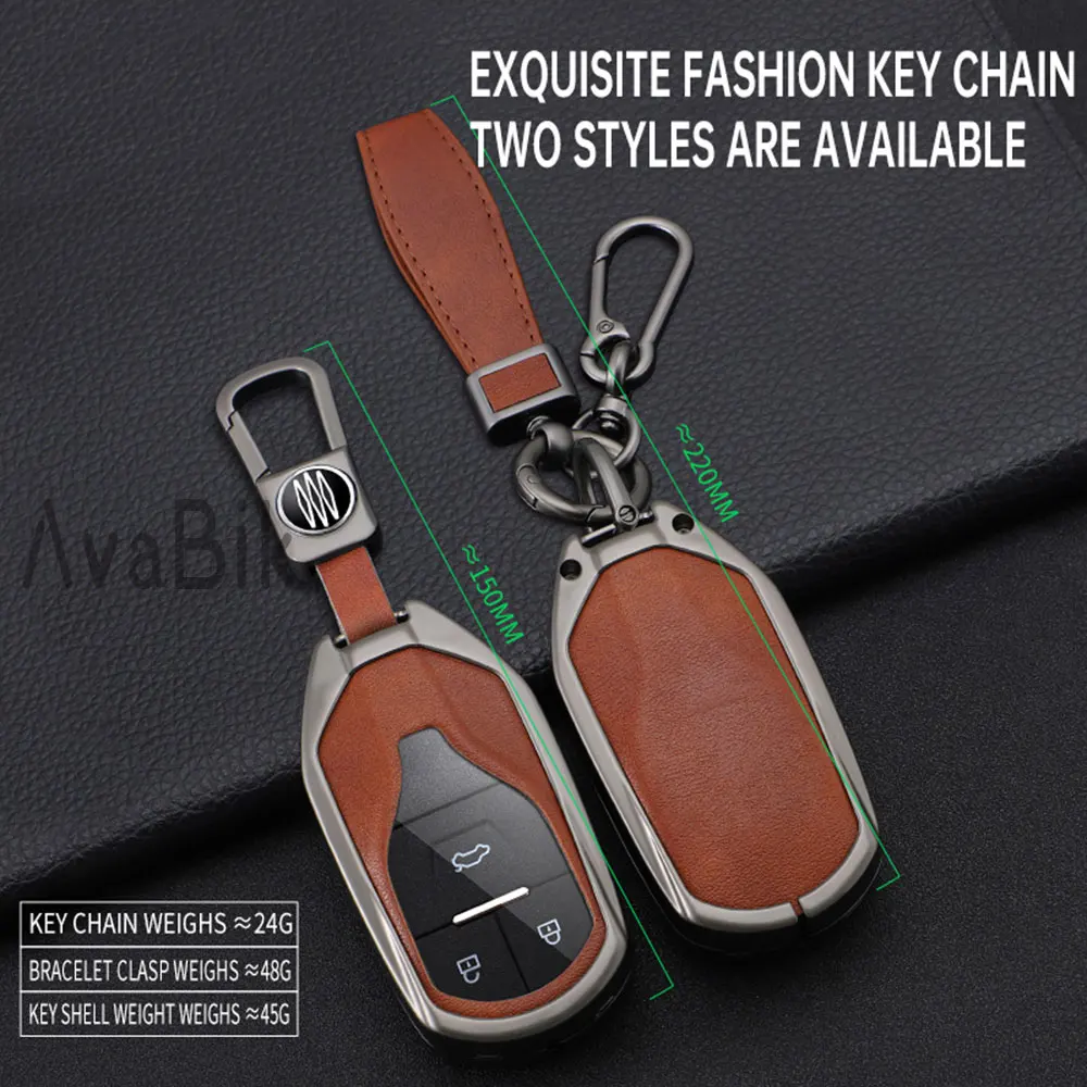 

Zinc Alloy Car Key Case Shell for Hanteng x7 key cover 20 special 2018 x7s Hanteng x5max remote control 16 key cover metal