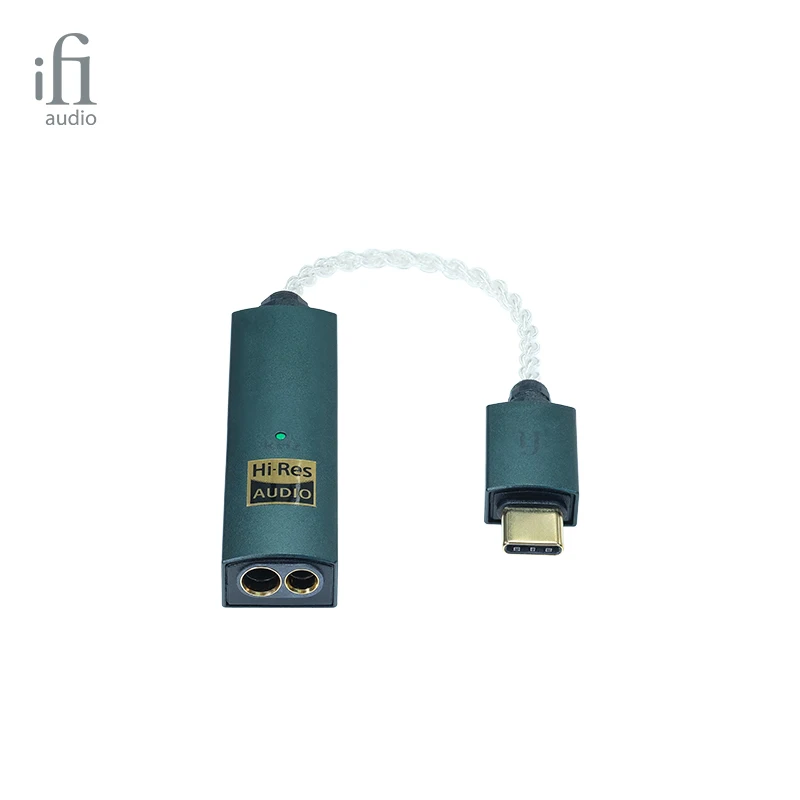 iFi GO link Max المحمولة USB المتوازن DAC مضخم ضوت سماعات الأذن دونغل تعزيز المدى الديناميكي إجمالي تشويه التوافقي فك