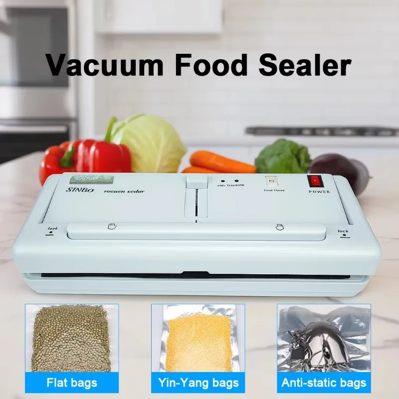 OEM Fully  Electric Vacuum Sealer Machine Kitchen Container Mason Jar Vacuum Sealer with Removable Drip Tray
