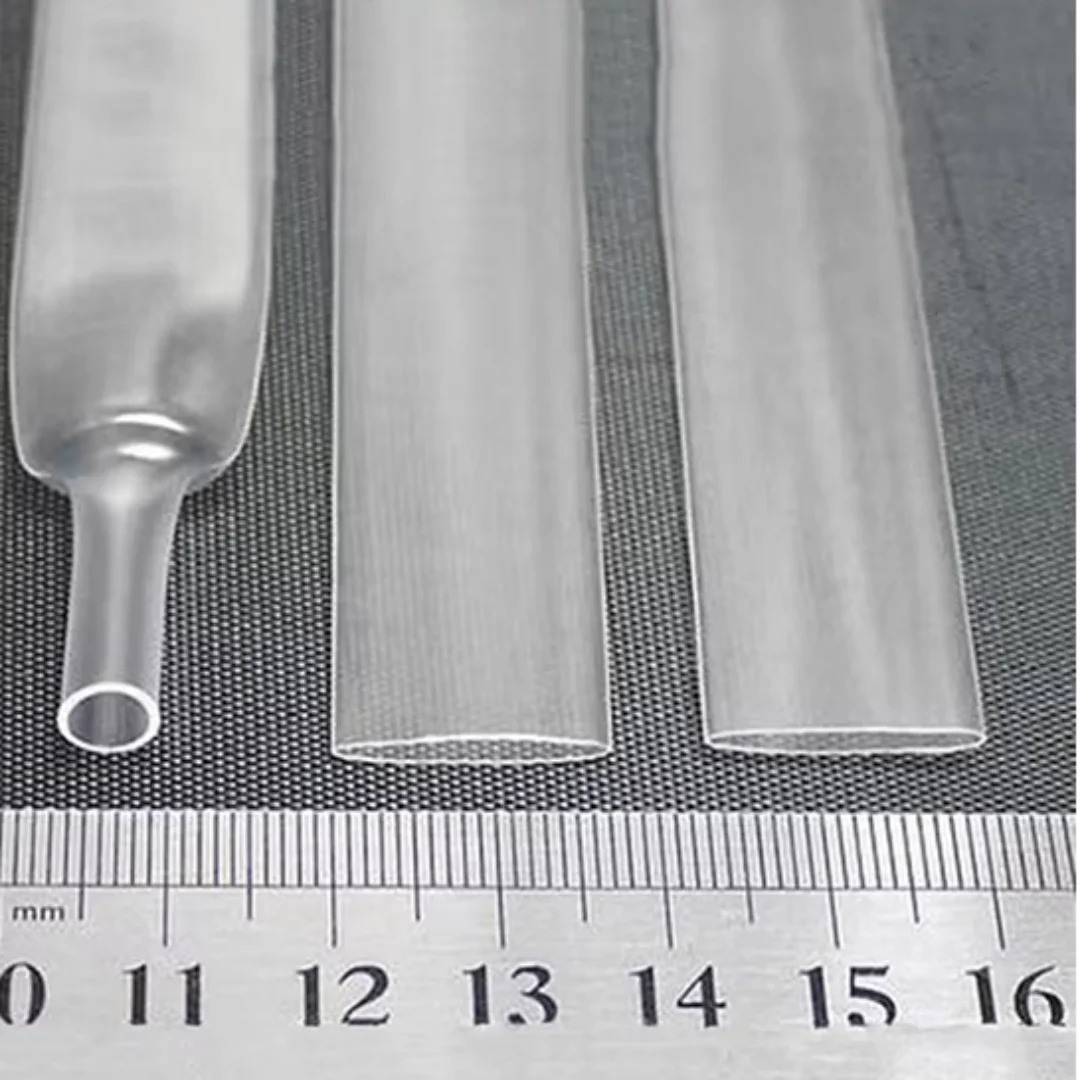 4-52mm(sample)20cm 4:1 Transparent Heat Shrinkable Double Wall Tube Tubing Heat Shrink Tubing With Glue Cable Sleeve