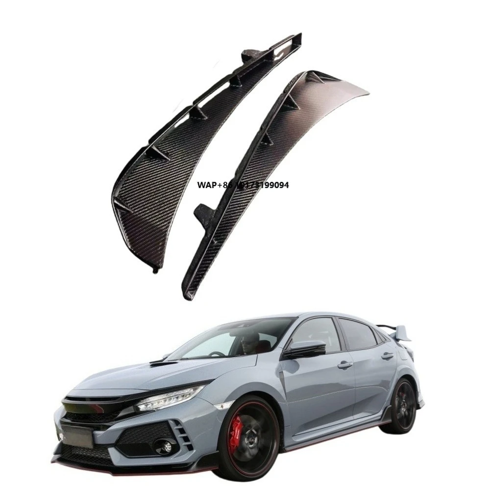 

Высококачественные карбоновые воздуховоды для боковых порогов Type R FK8, дефлекторы, JDM тюнинг, автозапчасти 2017-2021