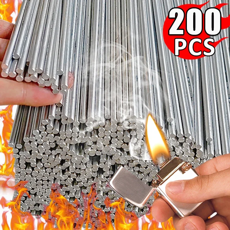 200/10PCS Low Temperature Easy Melt Welding Rods Universal Soldering Rod Aluminum Silver Cored Wires Solder Weld Bar Agent Kits